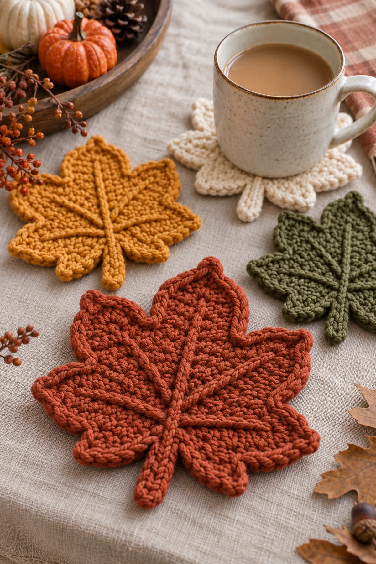 Macro of finished two-layer maple coaster edge and top-only raised center veins, with level cup center and no stuffing.